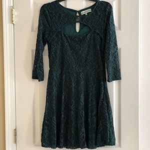 Women’s size large emerald green dress